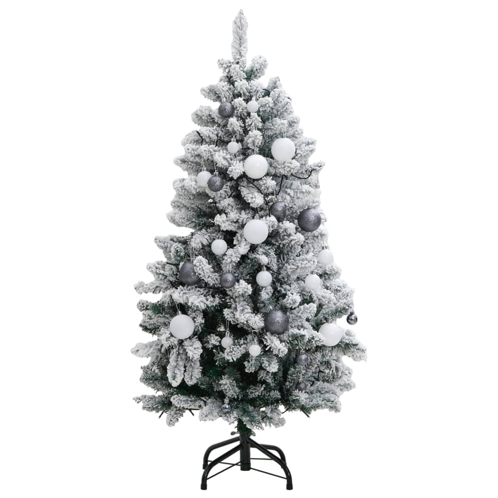 Artificial Hinged Christmas Tree 150 LEDs & Ball Set 150 cm